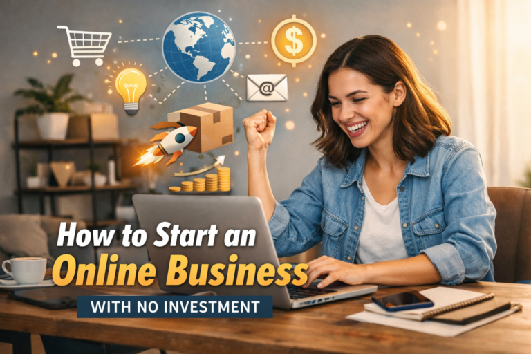 How to Start an Online Business With No Investment